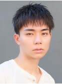 スパイキーショート/アップバング/フェード/mem's/眉毛
