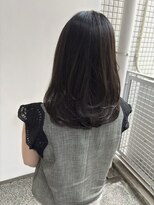 ラルジュ(large)&nbsp;【Large都筑】暗めグレージュ.レイヤーカット.20代30代40代