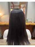 ブルーブラック1/9艶カラーダークアッシュ