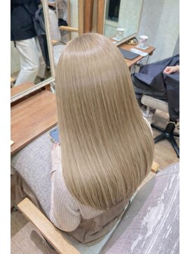 ヌフ(neuf) ミルクティーベージュ/髪質改善トリートメント/美髪カラー