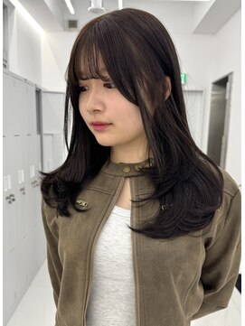 コア プラス 立川(COA PLUS) ワンカラーで可愛いレイヤーカット【井澤彩】