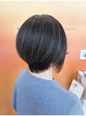 白髪ぼかしハイライト