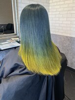 ルノン フィージュ(LUNON fieju)&nbsp;黒髪クラゲヘアーオリーブグレー小顔ココアベージュ