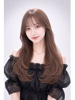 エートス(ethos)&nbsp;三好市美容室 韓国風アッシュベージュロング