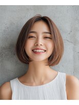 ピーチ バイ ニューヨークニューヨーク(a Peach by NYNY) 大人可愛い大人美人ふんわりカール小顔カットショコラアッシュ