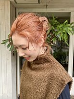 ベラ(BELLA) ブリーチ/アプリコット/orange/ヘアアレンジ