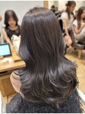 大人へアレイヤーカット透明感カラーシアーグレージュFU-04