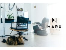 バーバーアンドビューティー マル(Barber and Beauty MARU)の雰囲気（無理に話さなくて大丈夫、静かに過ごしていただけるサロンです。）