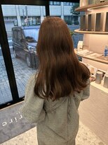 スーリール 福岡別府店(Sourire)&nbsp;ブラウンベージュ 髪質改善 レイヤー 顔周りカット 30代40代
