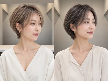 ネックス 表参道本店(nex)の写真/骨格と髪質に合った家でも再現性のあるショートカット [表参道駅/脱白髪染め/ハイライト/白髪ぼかし]