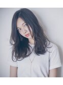 ＊愛され長めバング×ラフハネウェーブセミロング♪