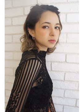 ラフ トーキョウ(RAF TOKYO) 【RAF TOKYO】ゆるふわハーフアップバング