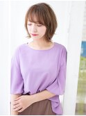 KAINO光明池 スタイリング簡単☆大人可愛いナチュラルボブ
