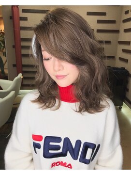 ヘアメイク アリープ(HAIR MAKE ALEAP) アッシュベージュ