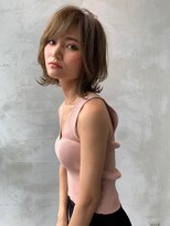 オースティン 錦糸町(AUSTIN)&nbsp;AUSTIN バレイヤージュ×大人カワイイくせ毛風ショート