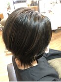 ブリーチをしないハイライト×ショートウルフ☆
