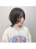 ウルフショート 顔周りレイヤー