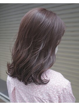 シャル オカチマチ 上野御徒町(shalu) ピンクラベンダー ミディアムレイヤー