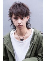 ケアリー 浦和美園(Carelly)&nbsp;ツイストパーマ七三オールバックマッシュウルフスリークショート