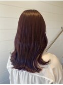 艶感カラー×ピンクブラウン