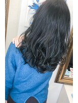 ミシェリー(misherry)&nbsp;ココアベージュ黒髪ロング韓国風ワンホンヨシンモリ酸性小顔中国