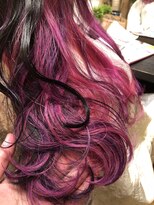 ヘアーブランド ビーアーツ(hair brand b arts) pink &purple インナー