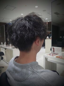 アヴァンスクロス あべのルシアス店(AVANCE. CROSS) ツーブロックマッシュ×ツイストスパイラルパーマ