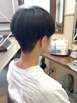 コアフィールフィス(COIFFURE fils) 【見附　今町】刈り上げマッシュ　学生カット