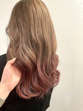 マリン(Marine) 20代30代ベージュピンクグラデーション