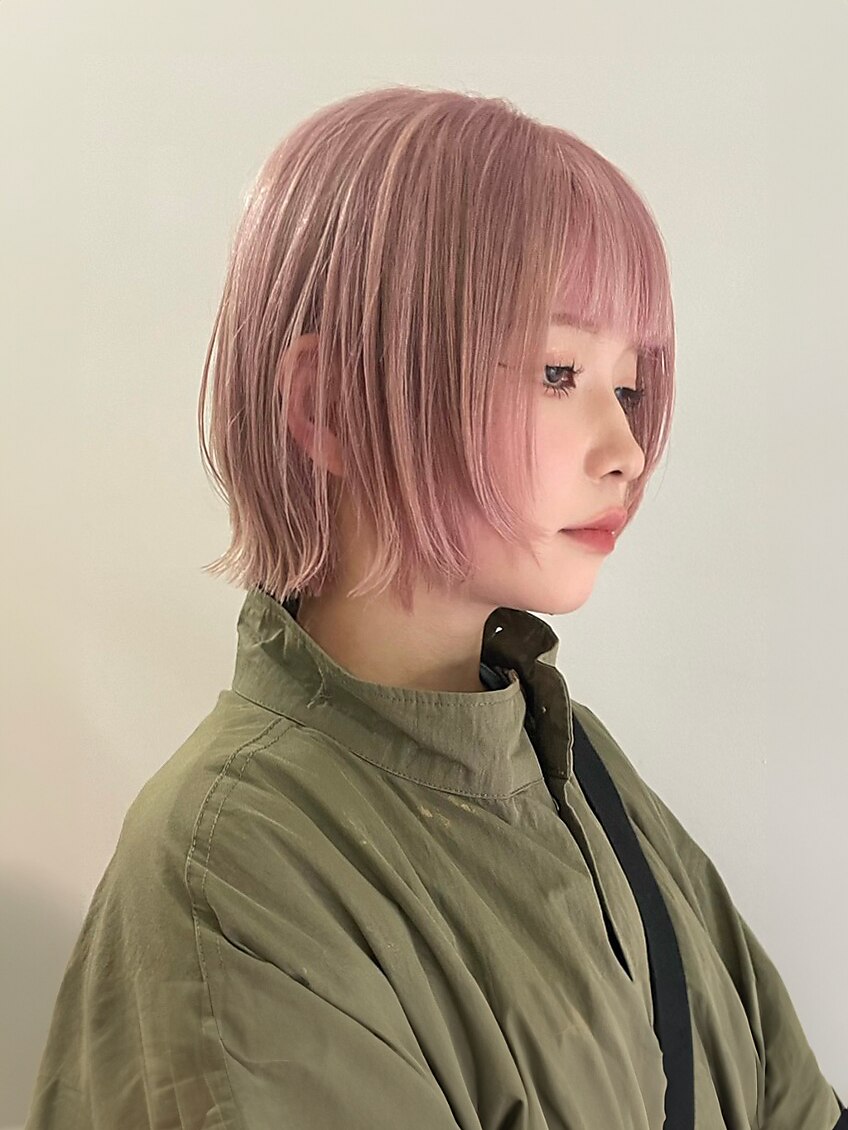 2025年-2026年冬】ミルクティーピンクの髪型・ヘアアレンジ｜人気順