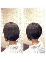 アウラ(aura) カット+艶髪トリートメント