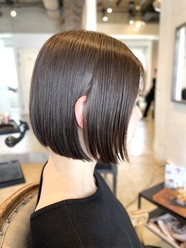 トランク(TRUNK) 【切りっぱなしBOB×グレージュ】