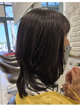 ヘアー＆メイク ルナルナ 明和店　HAIR＆MAKE LUNA LUNA ミディアムレイヤー