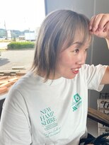 ティック 福井鯖江店(tic.)&nbsp;外ハネボブ/ハイトーンカラー/ベージュカラー