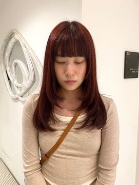 イト(ito) 【 ito / 梅田 】ボルドーカラー×レイヤースタイル