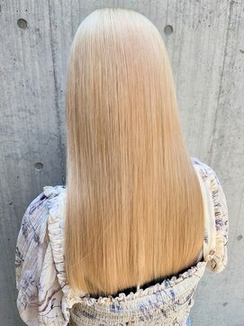 ドットハリス(.Hallis) ホワイトベージュ/ホワイトカラー/ホワイトブリーチ/髪質改善