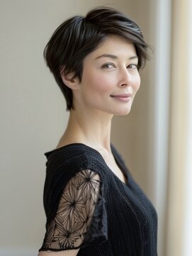 アルトリスト(Altruist Aging×HAIR&SPA) ★暗めカラーグランマッシュフェイスフレーミングデザインカラー