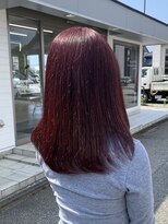 レノ 直江店(RENO)&nbsp;チェリーレッド/ブリーチなしダブルカラー