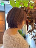 大人ショートボブ前下がりショートボブ前下がりボブひし形ボブ