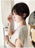 大人可愛い20代30代40代50代小顔ショートボブナチュラルショート