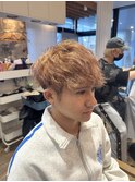【暖色ベージュ/ブリーチカラー】山本凌也