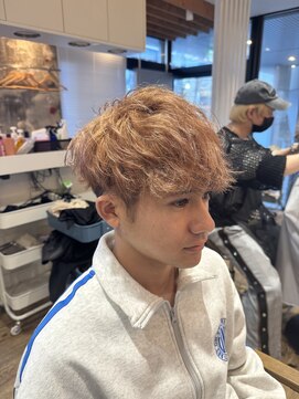 アメラボ 平針店(AmeLab) 【暖色ベージュ/ブリーチカラー】山本凌也