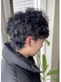 くせ毛を活かしたパーマ