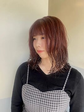 バショ(ba sho) ボルドーカラー/ワインレッド