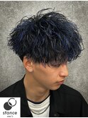 ブルーメッシュ波巻きスパイラル