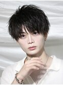 束感ショートマッシュ