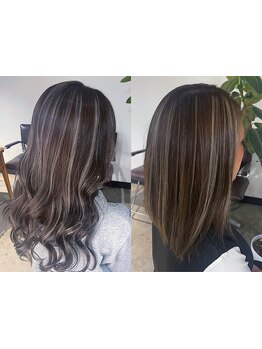 【カラー+2stepTR】白髪染めも明るく、透明感のある色味を実現！豊富なカラー剤で理想の色味に♪