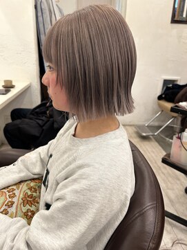 【shiori】グレーラベンダー♪ブリーチあり