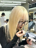 ヲタク(wotaku.)&nbsp;抜きっぱなしブロンドブリーチハイトーンダブルブリーチレイヤー