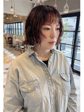 リベラル(liberal) フェイスレイヤーボブ  ラフパーマ【２0代/30代/40代】